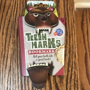 Bear Teeth Marks Bookmark